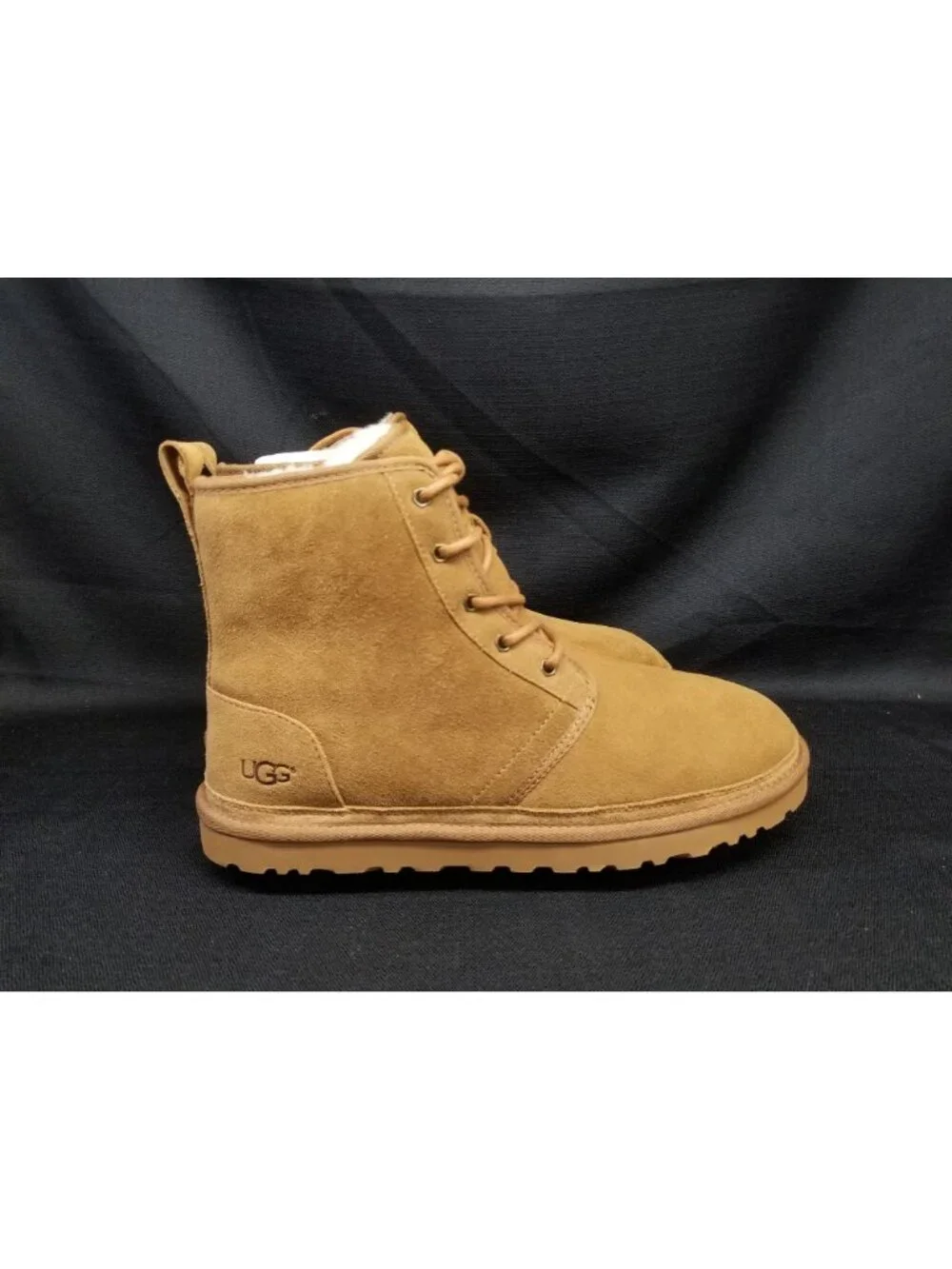 UGG Men's HARKLEY Pull-on Chestnut Brown Suede Boots Size 13 NEW IN BOX!